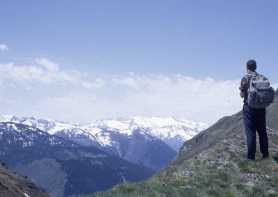 1967: Le massif de la Maladeta depuis le Pla de Beret