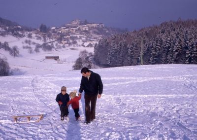 1972: First sleigh rides in Regensberg
